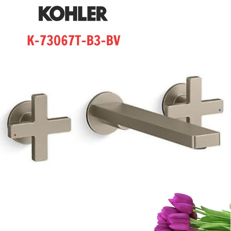Vòi Chậu Lavabo Kohler K-73067T-B3-BV gắn tường