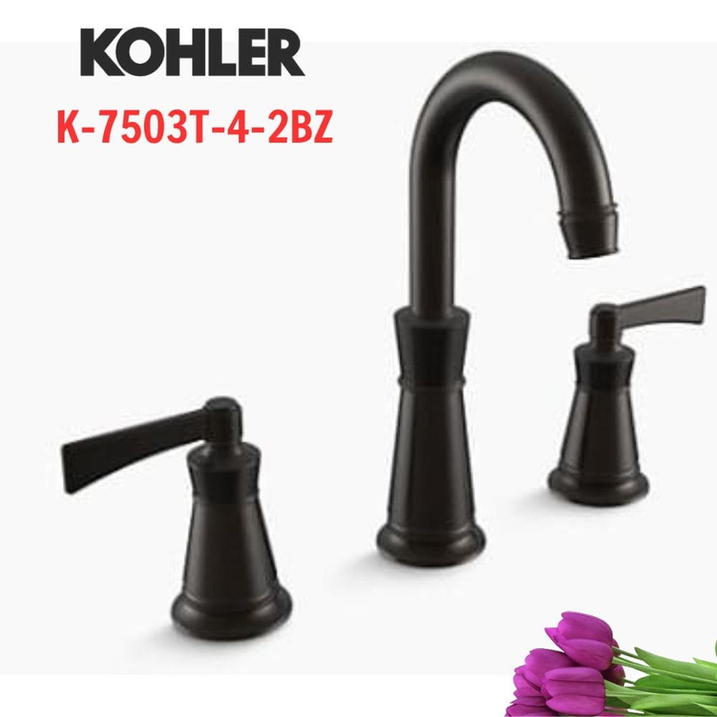Vòi Chậu Lavabo Kohler K-7503T-4-2BZ 3 lỗ