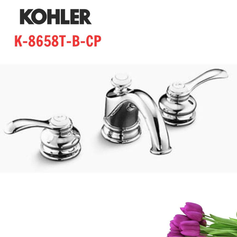Vòi Chậu Lavabo Kohler K-8658T-B-CP 3 lỗ