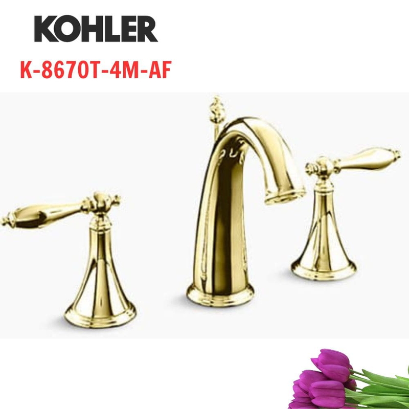 Vòi Chậu Lavabo Kohler K-8670T-4M-AF 3 lỗ