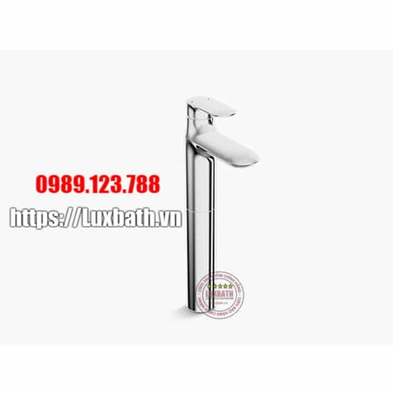 Vòi Chậu Lavabo Kohler K-99448T-4-CP Nóng Lạnh 1 lỗ