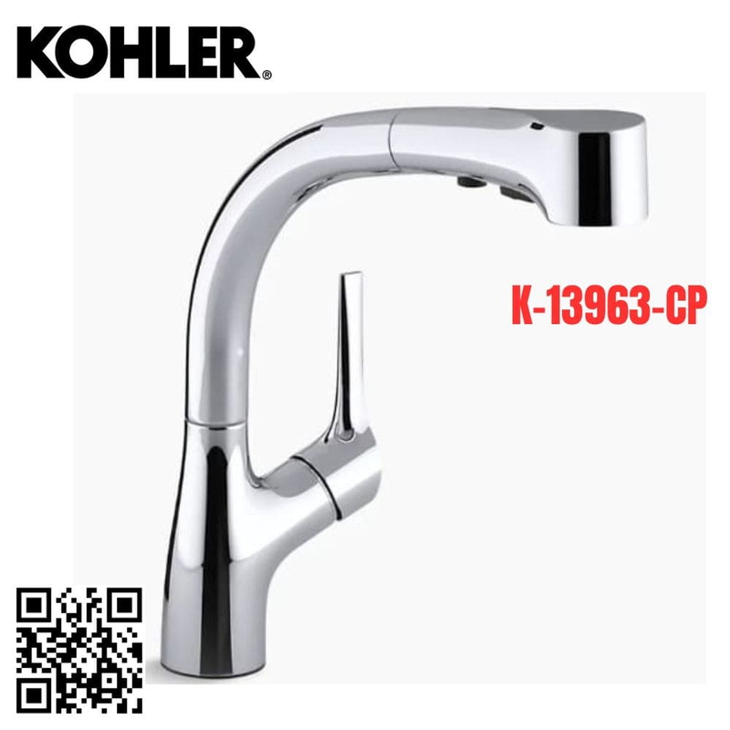 Vòi rửa bát Kohler K-13963-CP