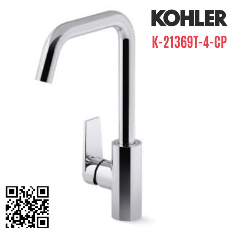 Vòi rửa bát Kohler K-21369T-4-CP