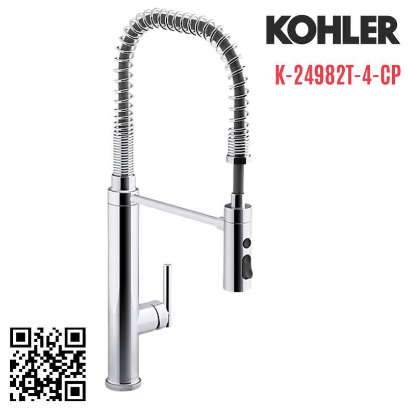 Vòi rửa bát Kohler K-24982T-4-CP