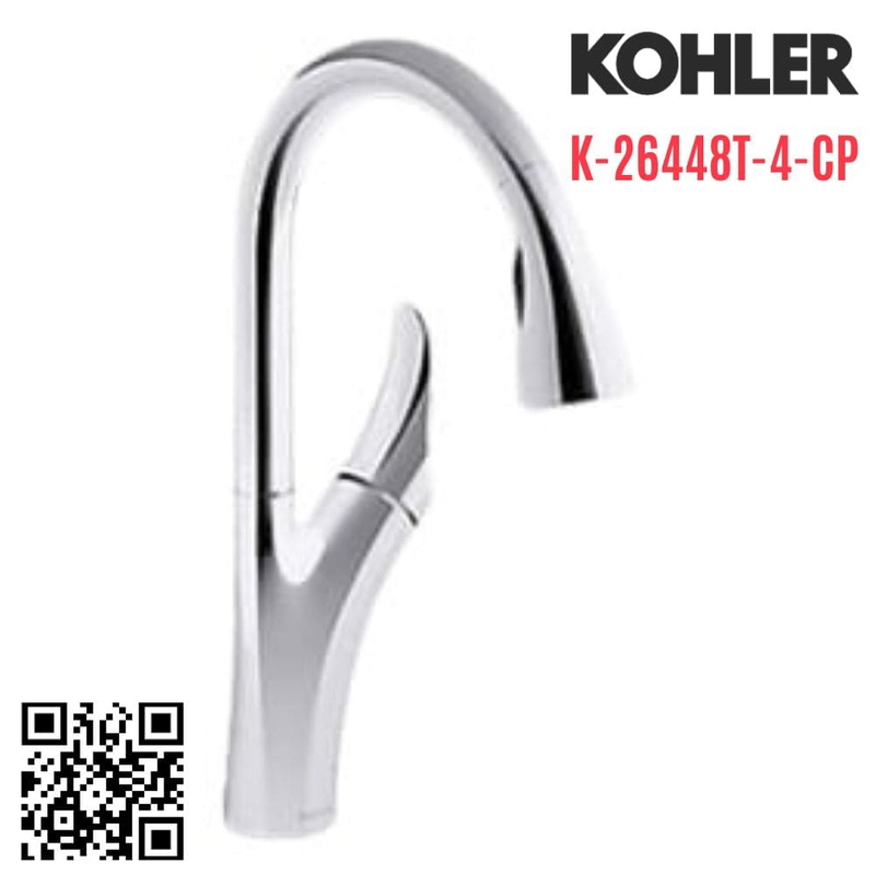 Vòi rửa bát Kohler K-26448T-4-CP