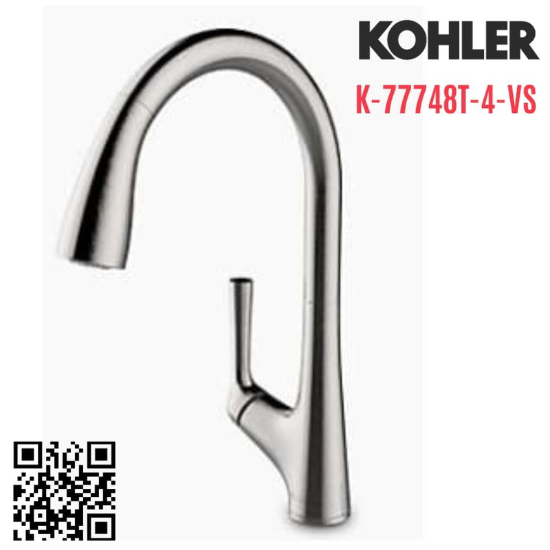 Vòi rửa bát Kohler K-77748T-4-VS