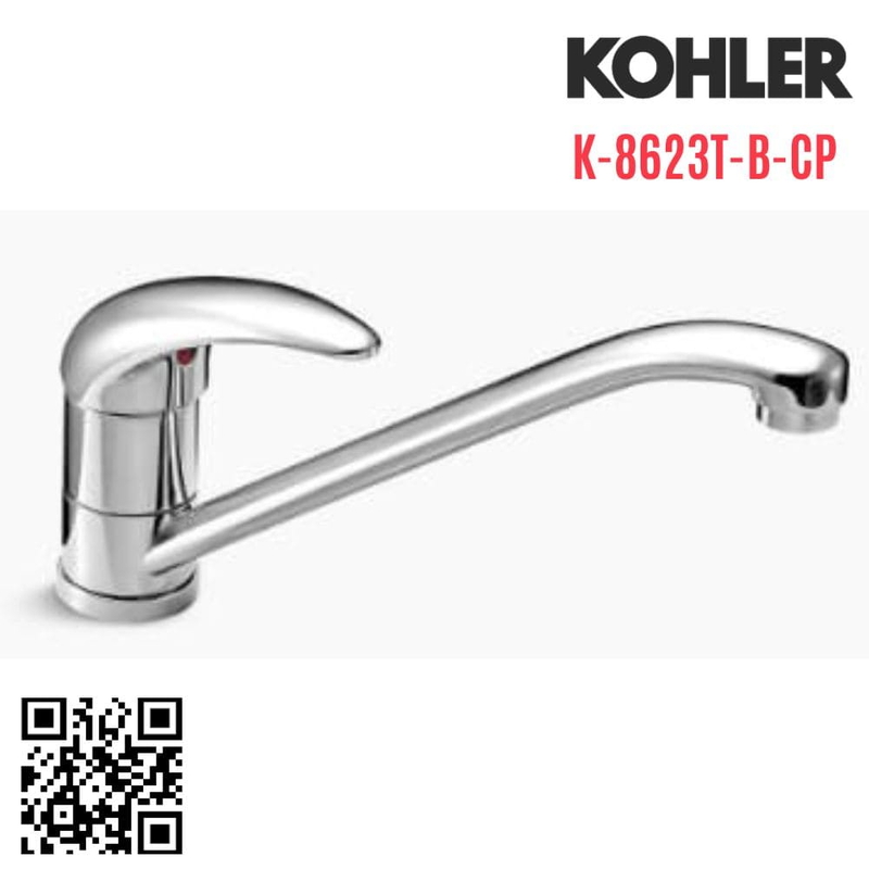 Vòi rửa bát Kohler K-8623T-B-CP
