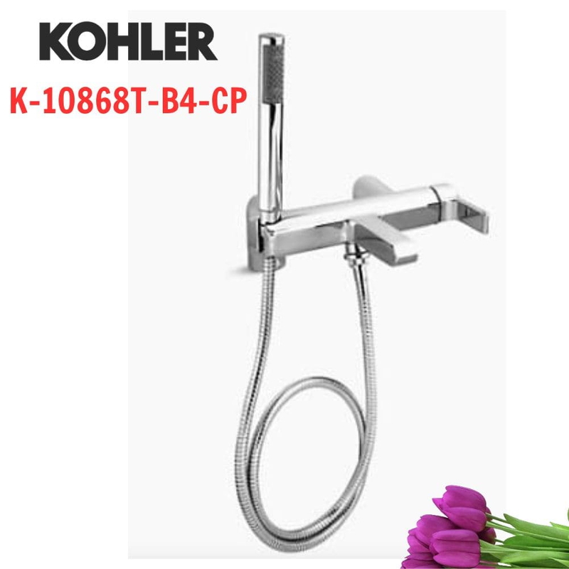 Vòi bồn tắm Kohler K-10868T-B4-CP Singulier gắn tường Mỹ