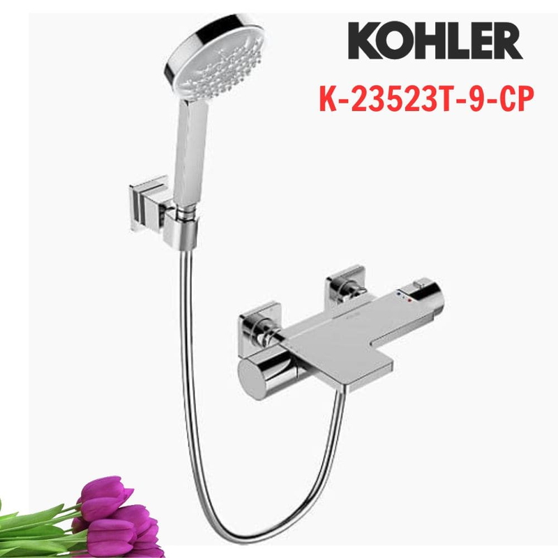 Vòi bồn tắm Kohler K-23523T-9-CP Parallel gắn tường cảm biến Mỹ