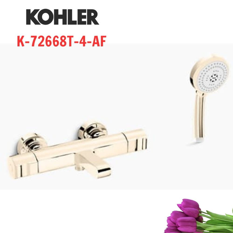 Vòi bồn tắm Kohler K-72668T-4-AF Singulier gắn tường Mỹ