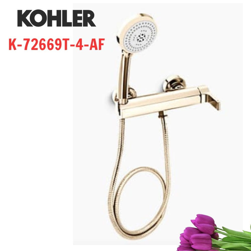 Vòi bồn tắm Kohler K-72669T-4-AF Singulier gắn tường Mỹ