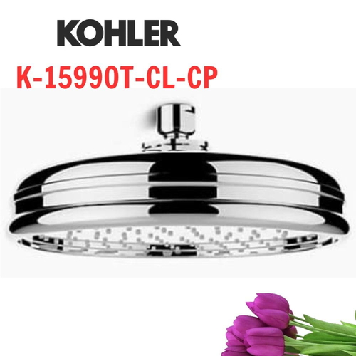 Đầu sen gắn trần Kohler K-15990T-CL-CP