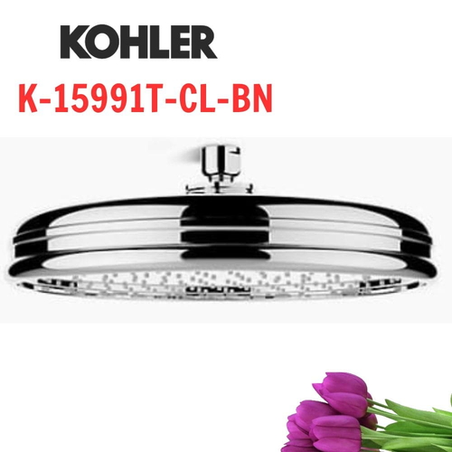 Đầu sen gắn trần Kohler K-15991T-CL-BN