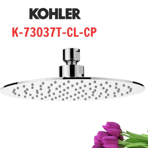 Đầu sen gắn trần Kohler K-73037T-CL-CP