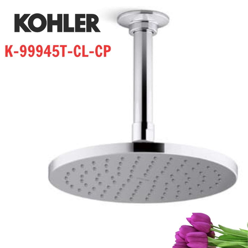 Đầu sen gắn trần Kohler K-99945T-CL-CP