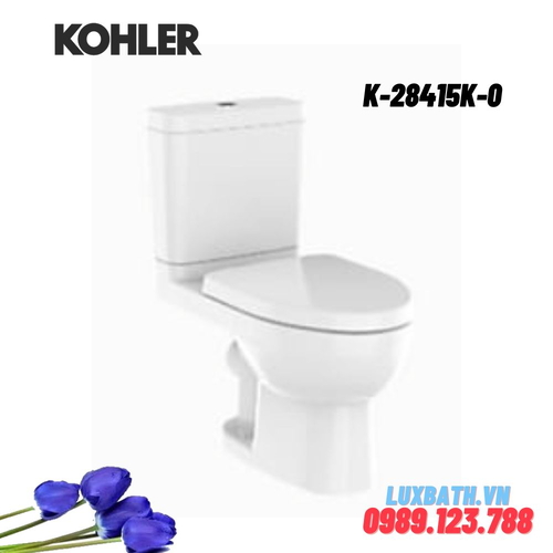 Bồn cầu hai khối Kohler K-28415K-0 nắp đóng êm