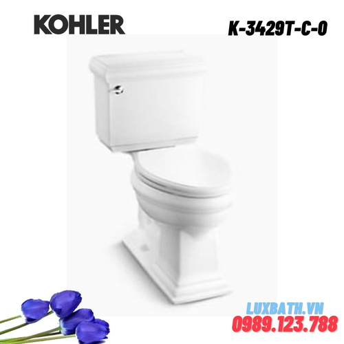 Bồn cầu hai khối Kohler K-3429T-C-0 nắp đóng êm