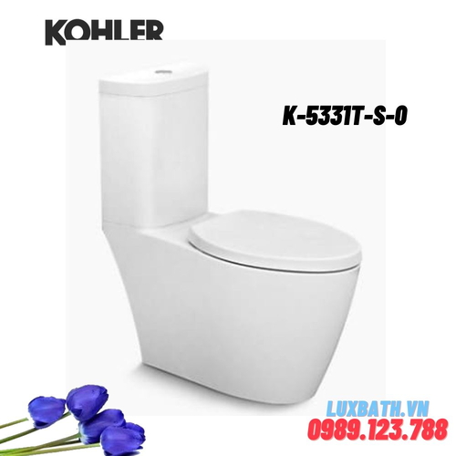 Bồn cầu hai khối Kohler K-5331T-S-0 nắp đóng êm