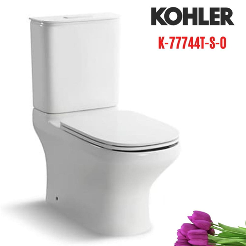 Bồn cầu hai khối Kohler K-77744T-S-0 nắp đóng êm