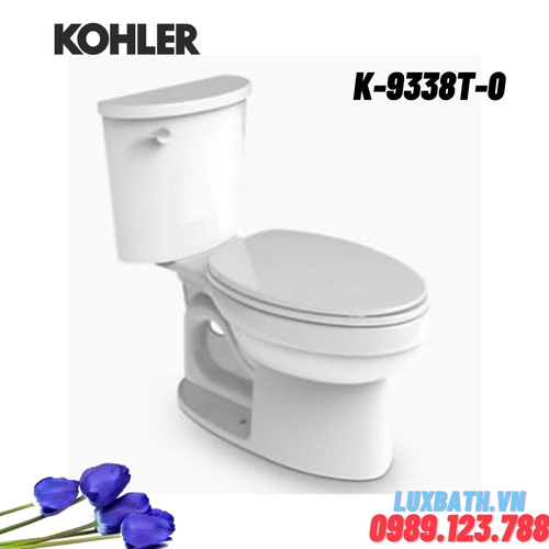 Bồn cầu hai khối Kohler K-9338T-0 nắp đóng êm