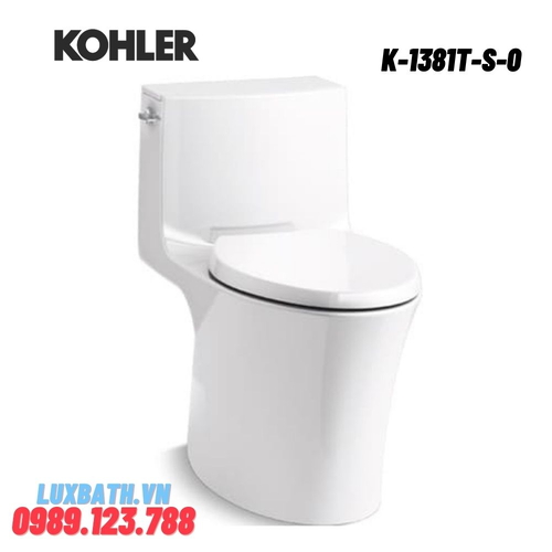 Bồn cầu một khối Kohler K-1381T-S-0 nắp đóng êm