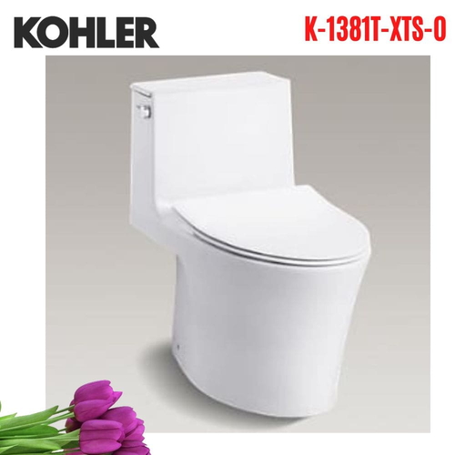 Bồn cầu một khối Kohler K-1381T-XTS-0 nắp đóng êm