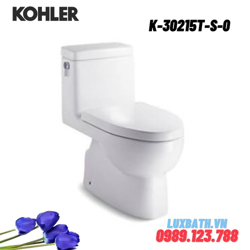 Bồn cầu một khối Kohler K-30215T-S-0 nắp đóng êm