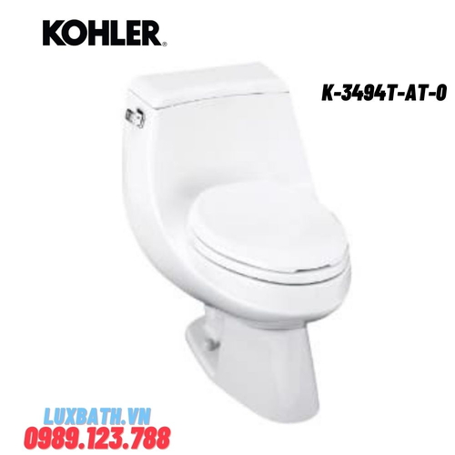 Bồn cầu một khối Kohler K-3494T-AT-0 nắp đóng êm