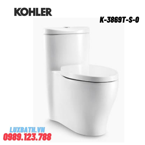Bồn cầu một khối Kohler k-3869t-s-0 nắp đóng êm