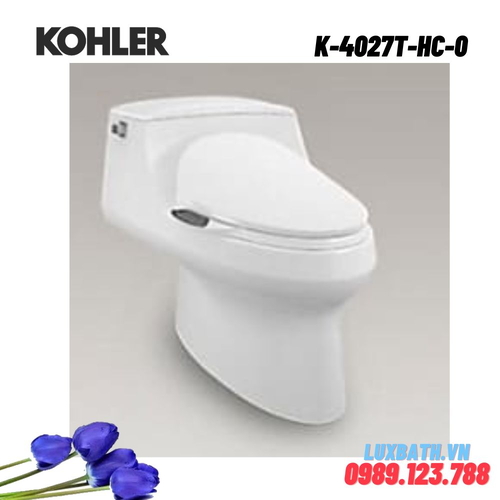 Bồn cầu một khối Kohler K-4027T-HC-0 nắp đóng êm