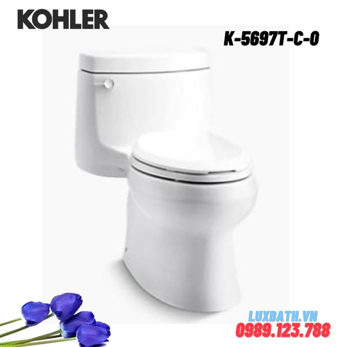 Bồn cầu một khối Kohler K-5697T-C-0 nắp đóng êm