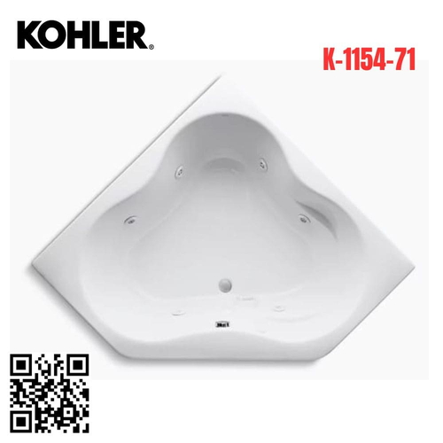 Bồn tắm góc massage Kohler K-1154-71 Proflex nhựa