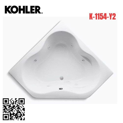 Bồn tắm góc massage Kohler K-1154-Y2 Proflex nhựa