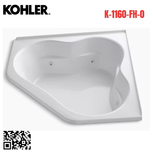 Bồn tắm góc ngâm Kohler K-1160-FH-0 Tercet nhựa