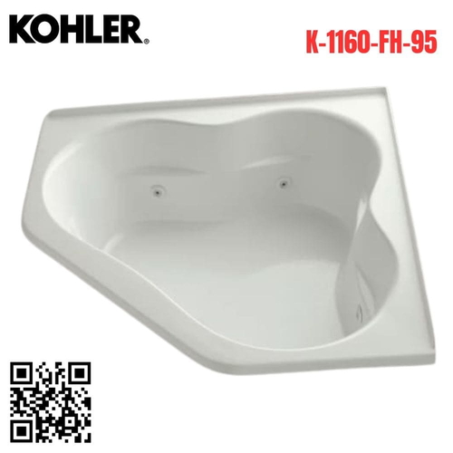 Bồn tắm góc ngâm Kohler K-1160-FH-95 Tercet nhựa