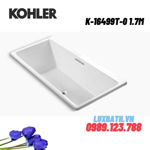 Bồn tắm Kohler K-16499T-0 gang tráng men