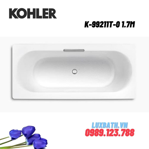 Bồn tắm Kohler K-99211T-0 gang tráng men
