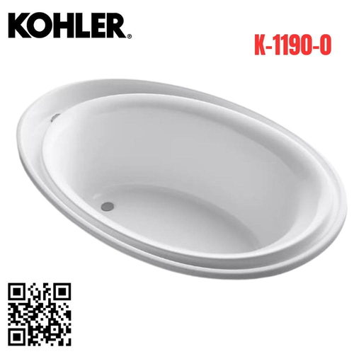 Bồn tắm Kohler K-1190-0 Purist nhựa