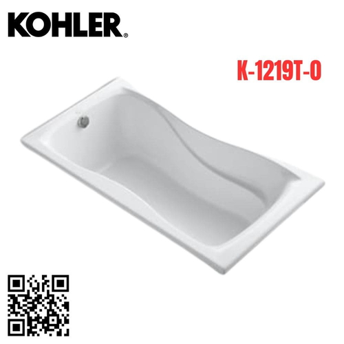 Bồn tắm Kohler K-1219T-0 Hourglass nhựa