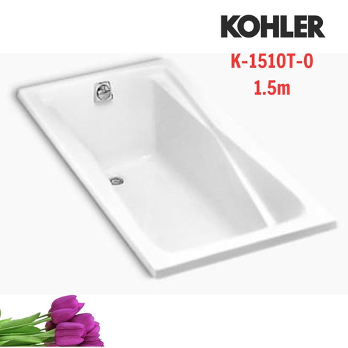 Bồn tắm xây ngâm Kohler K-1510T-0 Hourglass