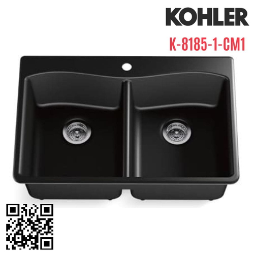 Chậu rửa bát Kohler K-8185-1-CM1 2 hố