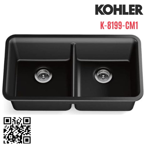 Chậu rửa bát Kohler K-8199-CM1 2 hố