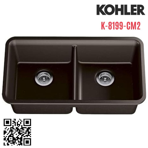 Chậu rửa bát Kohler K-8199-CM2 2 hố