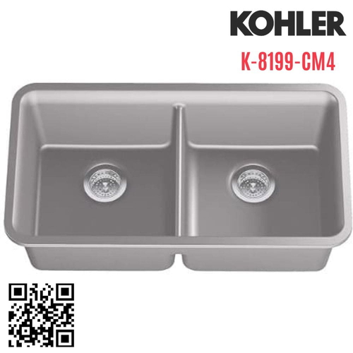 Chậu rửa bát Kohler K-8199-CM4 2 hố