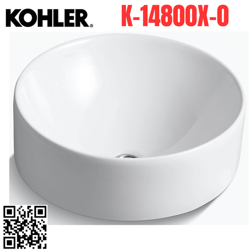 Chậu rửa lavabo treo tường Kohler K-14800X-0