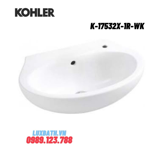 Chậu rửa lavabo Kohler K-17532X-1R-WK treo tường