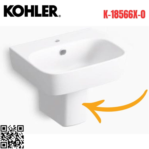 chậu rửa Lavabo Kohler K-18566X-0 treo tường