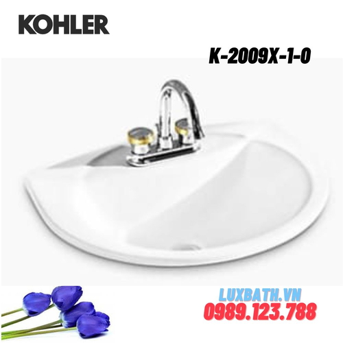 Chậu rửa lavabo Kohler K-2009X-1-0 dương vành