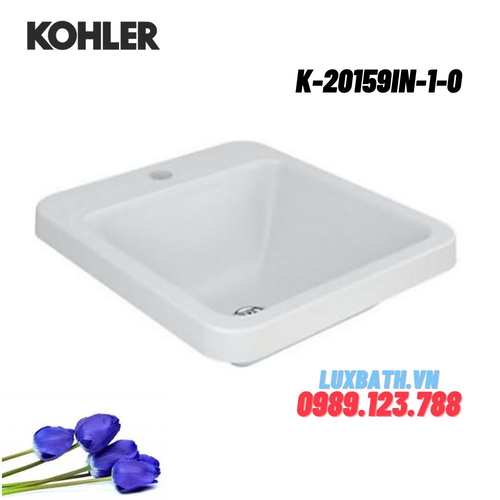 Chậu rửa lavabo Kohler K-20159IN-1-0 dương vành