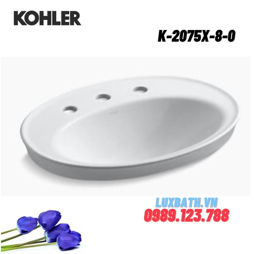 Chậu rửa lavabo Kohler K-2075X-8-0 dương vành